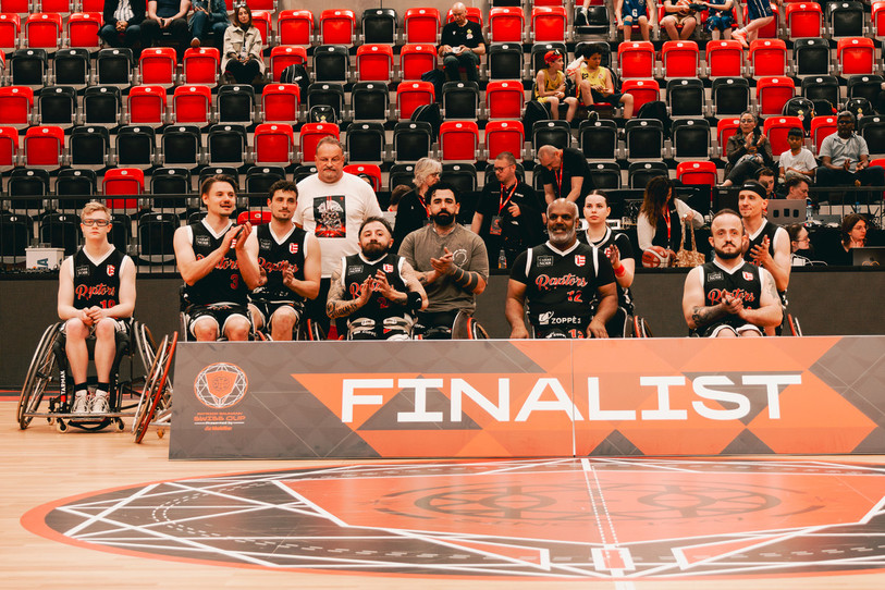 La déception se lisait sur le visage des joueurs des Jura Raptors au terme de la rencontre. (Photo : Swissbasketball)