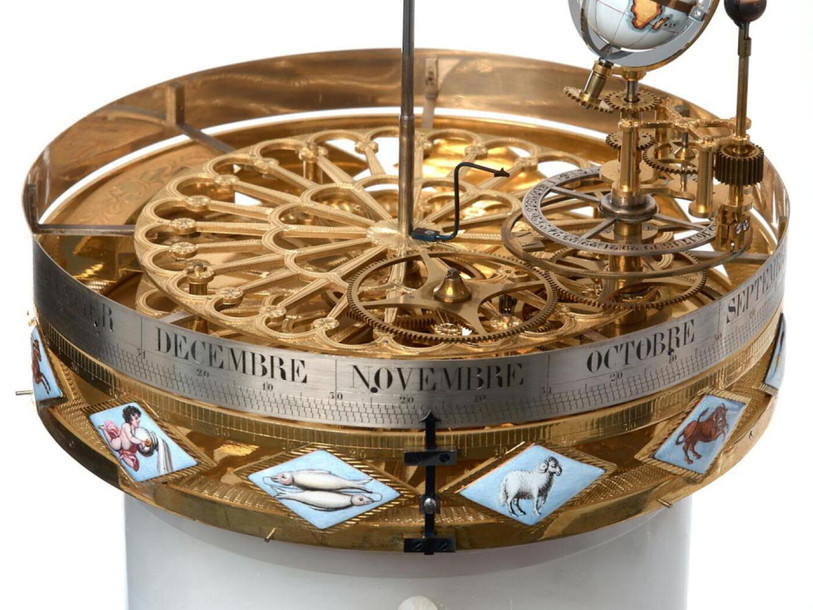 Avec son tellurium, François Ducommun inscrit la mesure du temps dans une perspective cosmique. (Photo : Musée international d'horlogerie La Chaux-de-Fonds)