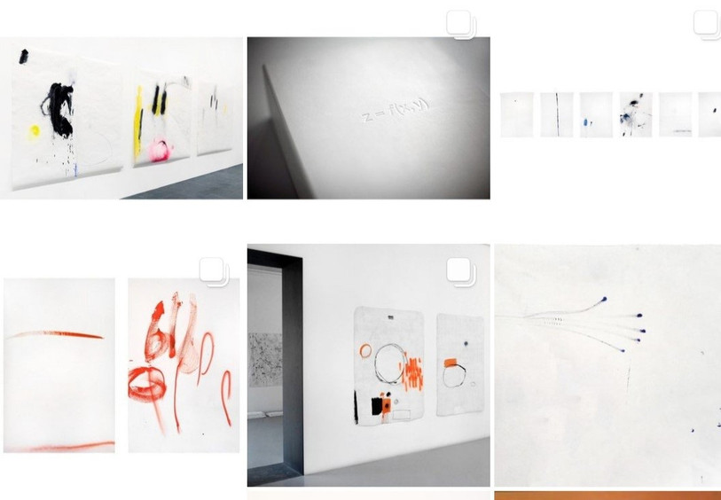 Quelques unes des publications de Simone Haug sur le compte du Pasquart (Photo: capture d'écran Instagram Pasquart)