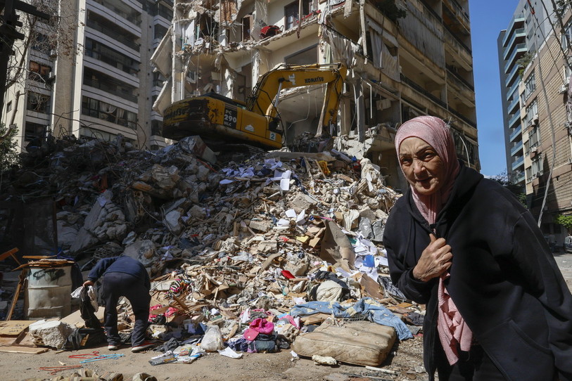 Les bombardements israéliens du 8 avril dernier ont fait plus de 100 morts au Liban. (Photo : illustration/Keystone/ATS)