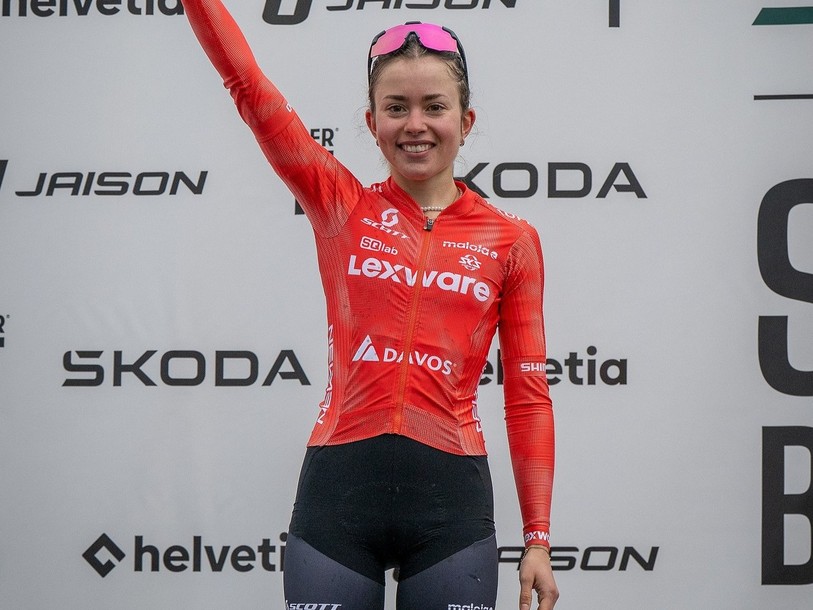 Elina Benoit est devenue vice-championne de Suisse du short-track chez les moins de 23 ans vendredi à Leysin. (Photo : E. Küstenbrück)