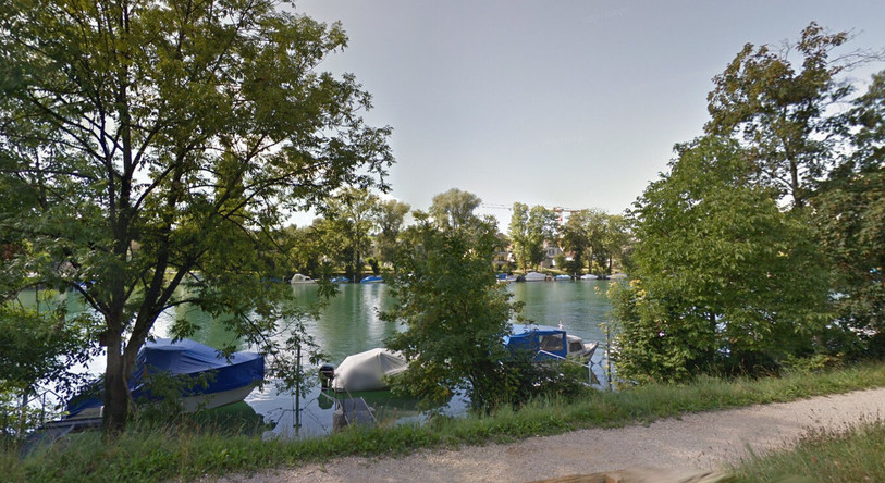 Les rives du canal de Nidau-Büren seront entretenues ces prochains jours. (Photo: Google Street View/ Date de l’image : août 2013 ©2021 Google)