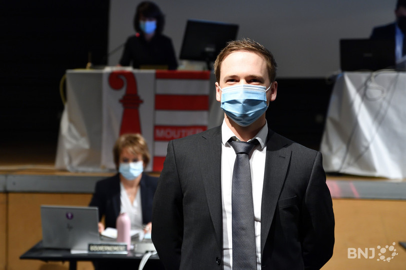 Boris Schepard a été élu ce mercredi par le Parlement jurassien. (Photo : Georges Henz).