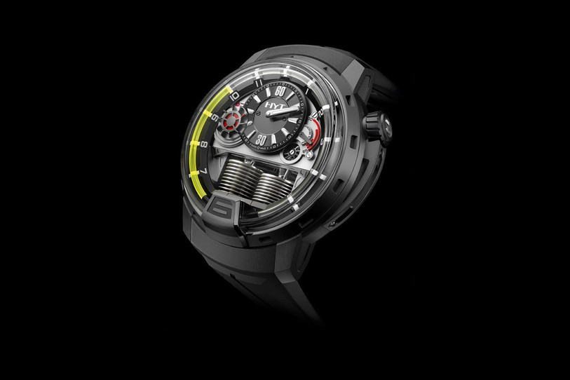 HYT était connu pour ses montres qui donnent l’heure avec des fluides. (Photo : HYT)