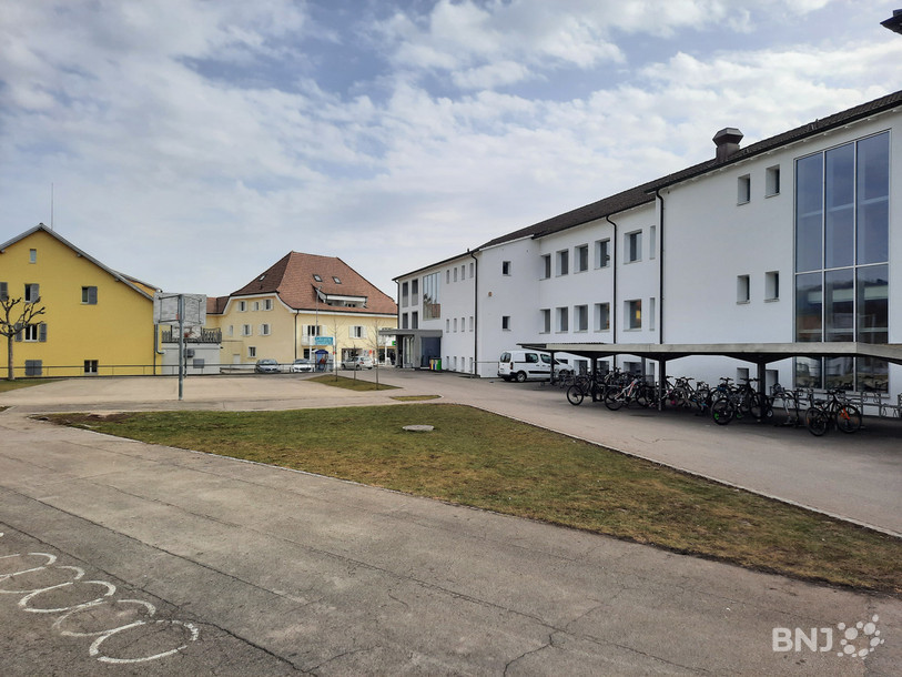 C'est sur le côté nord de l'école que l'agrandissement se ferait.