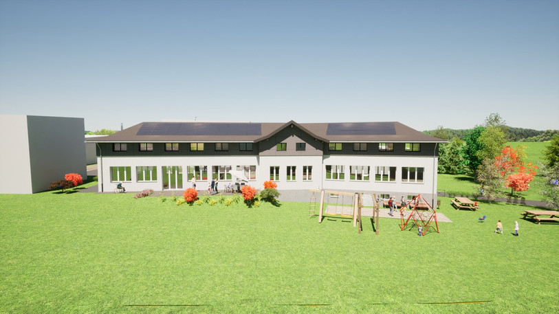 L'association Avenir Chante-Joux a présenté un photomontage du bâtiment mardi.