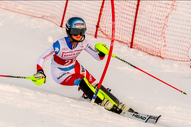 Amélie Klopfenstein en action (Photo : archives Rosmarie Knutti)
