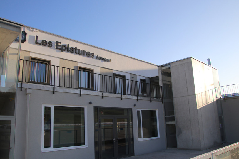 Le nouveau terminal de l'Aéroport des Eplatures. (Photo : ARESA).