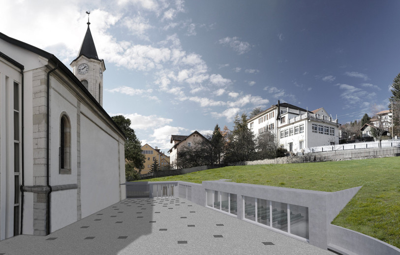 L'image en 3D montre le projet d'extension. (Photo : MBR Architecture).