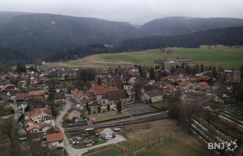 Môtiers est un des villages sujets à être un pôle de développement de Val-de-Travers d'ici 2040 (Photo: archives)