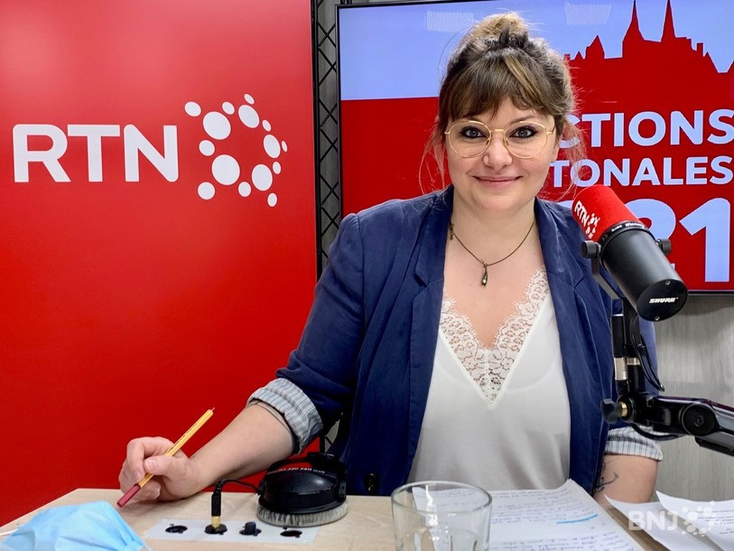 Zoé Bachmann est candidate SolidaritéS pour obtenir un siège au Conseil d'Etat. 