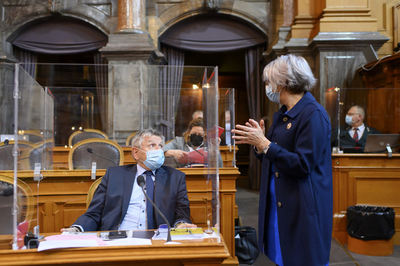 Le conseiller aux Etats jurassien Charles Juillard. (photo : KEYSTONE/Anthony Anex).