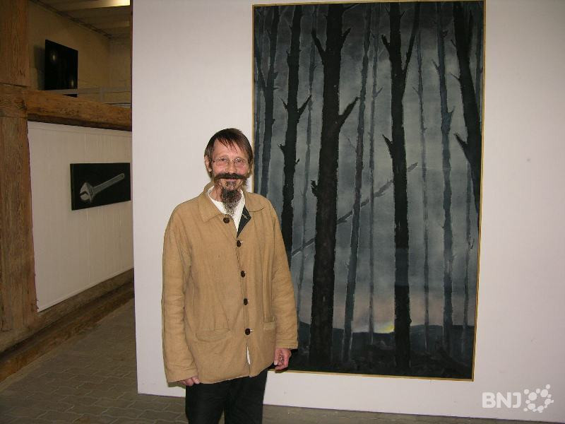 L'artiste-peintre Grégoire Müller partage sa carrière entre enseignement et création à La Chaux-de-Fonds. 