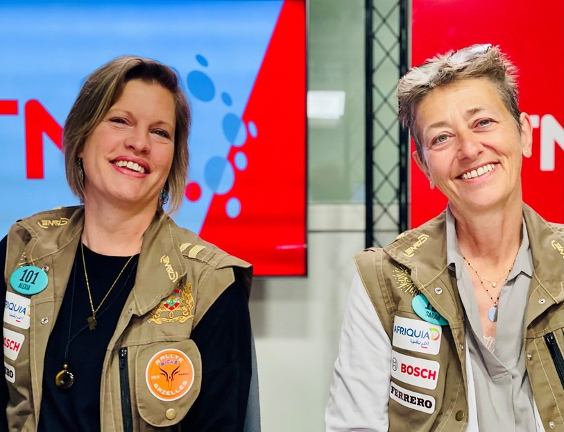 Alexia Légeret et Sarah Perrin, participantes du Rallye Aïcha des Gazelles, étaient invitées dans la Matinale lundi.