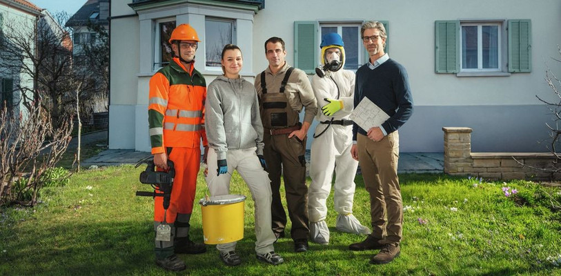 La lutte contre les accidents au travail s'est professionnalisée en Suisse. (Photo : Wirz Fotograf - Jonathan Heyer).