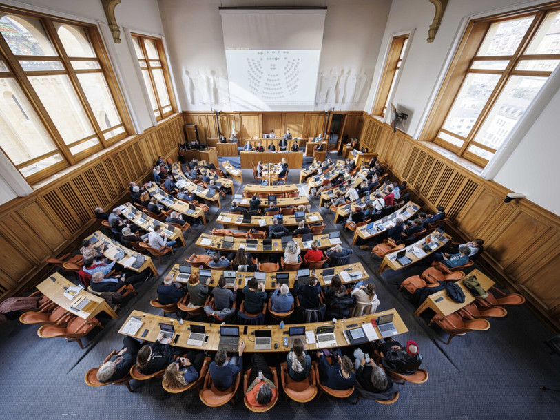 Le Grand Conseil a réformé le mode d'élection des juges et procureurs (archives).
CREDIT: KEYSTONE/VALENTIN FLAURAUD