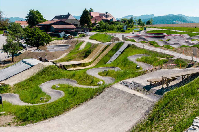 La fondation souhaite créer un partenariat avec le Park d'Oberried, ici en image, situé dans le canton de Berne. (Photo : www.swissbikepark.ch).