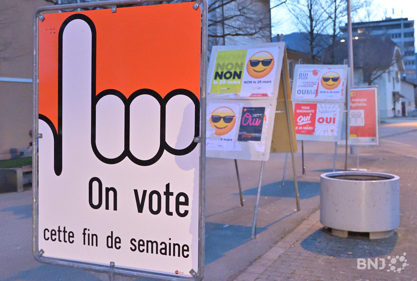 On vote ce week-end à Moutier. Verdict dimanche vers 17h (photo: Georges Henz).