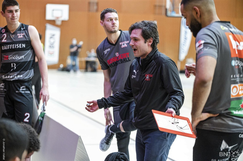 Vladimir Ruzicic et le BC Boncourt n'ont pas trouvé la solution pour battre Union Neuchâtel pour la première fois depuis plus de deux ans (photo : archives, Jonathan Vallat).