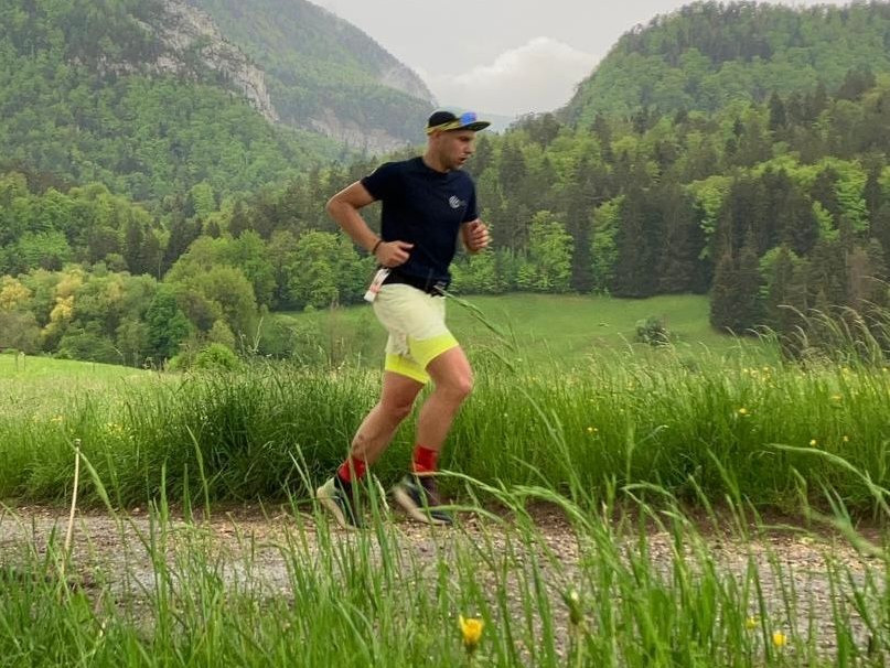 Laurentin Docourt repart pour un tout sur la PoP'uP Run. (Photo : Jean-Luc Simmen)
