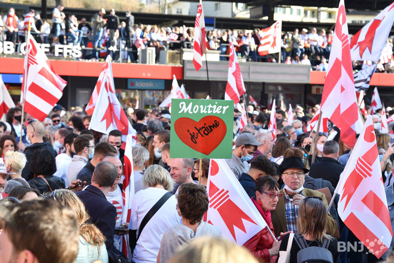  Pour la presse, Moutier tire un trait sur la Question jurassienne. (Photo : Georges Henz).
