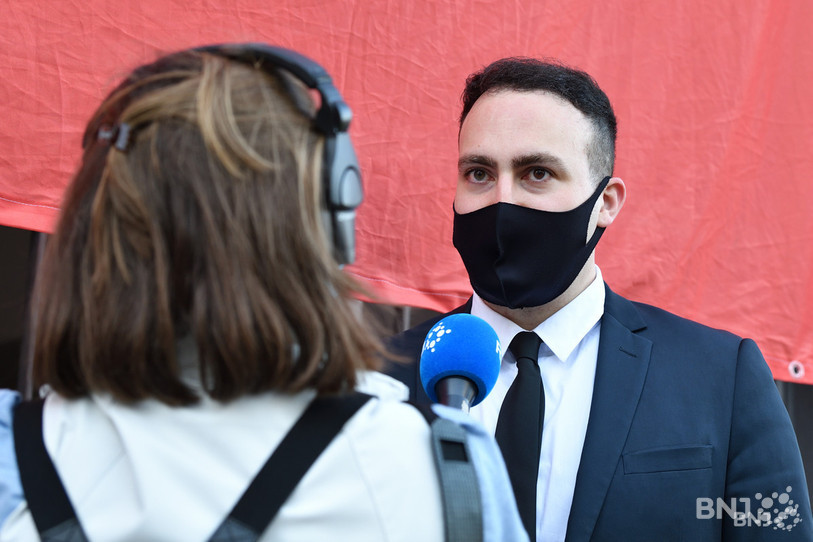Valentin Zuber, était l'invité de l'édition spéciale du Journal de 12h15 ce lundi, au lendemain du vote de Moutier. (Photo : Georges Henz).