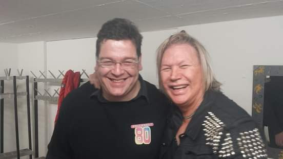 Claude Cattin en compagnie de Patrick Juvet en 2015. (Photo : Claude Cattin).