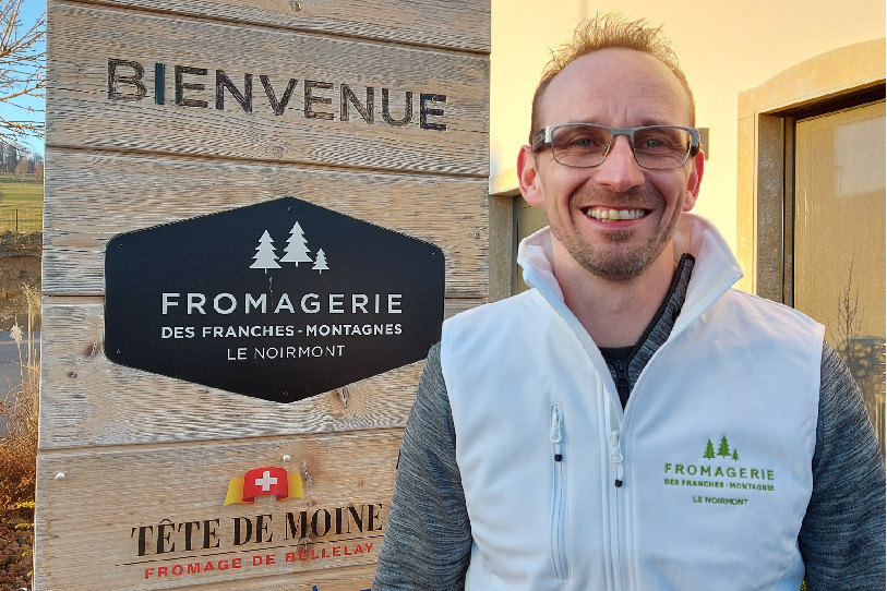 Depuis le début du mois de mars, Alain Fazan est le directeur d'exploitation du site du Noirmont. (Photo : Fromagerie des Franches-Montagnes).
