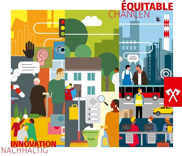 La stratégie sociale 2020-2030 de Bienne comporte plus de septante mesures. (Photo: Brochure stratégie sociale 2020-2030 Ville de Bienne)