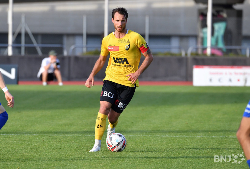 Noha Sylvestre a adressé une énorme frappe sur la dernière occasion du match pour permettre aux SR Delémont de ramener un point de Bâle. (Photo : archives Georges Henz)