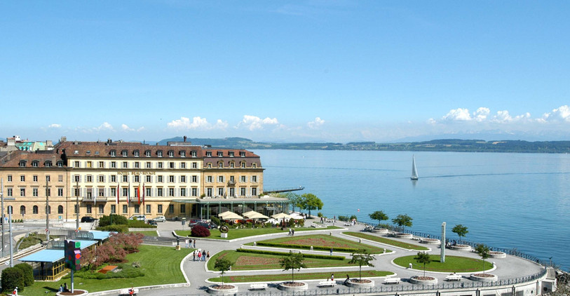 L'hôtel Beau-Rivage à Neuchâtel. (photo : Beau-Rivage)