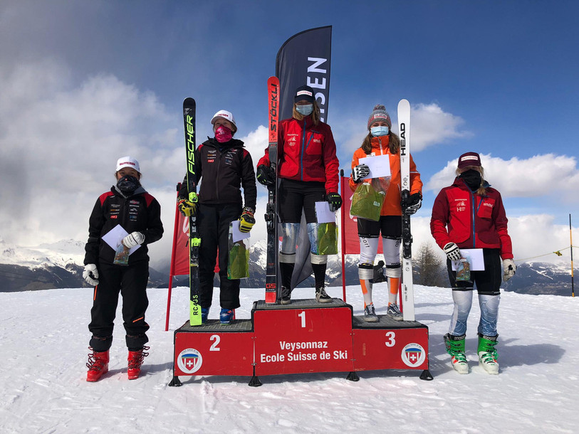 Justine Herzog est montée à deux reprises sur le podium. (photo: Giron jurassien)