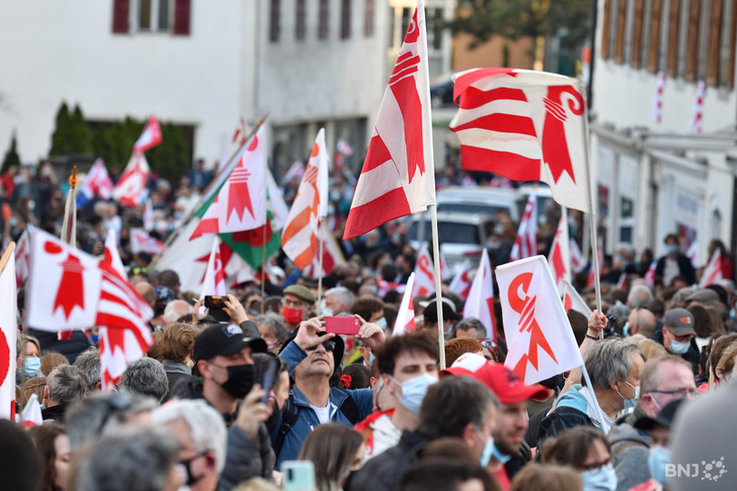 Le rassemblement de Moutier n'a pas donné lieu à un foyer de contaminations au coronavirus (photo : Georges Henz).