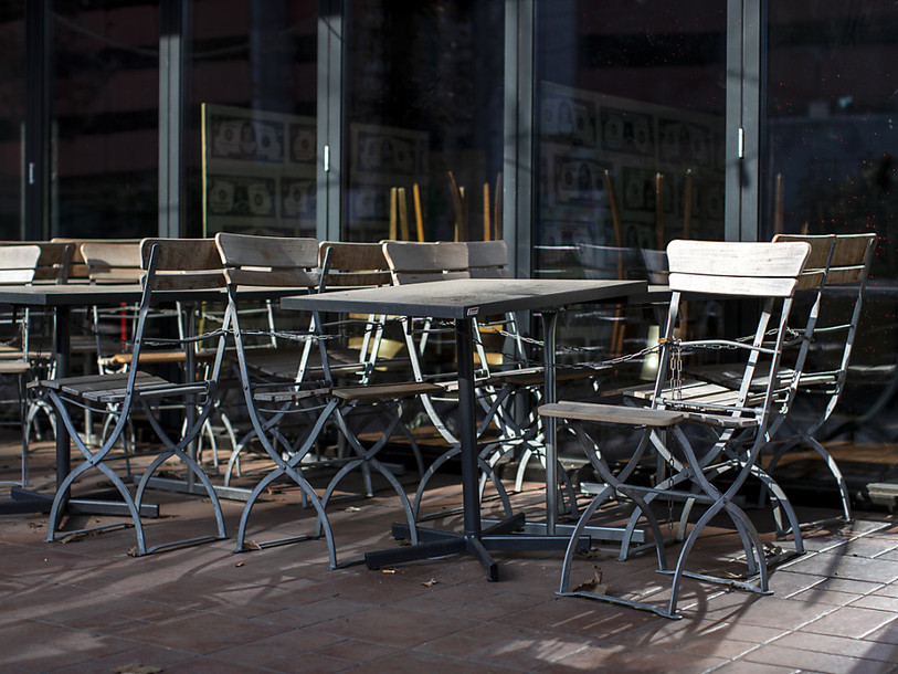 Les restaurateurs pourront rouvrir leur terrasse dès lundi. (Photo : KEYSTONE / Alexandra Wey).