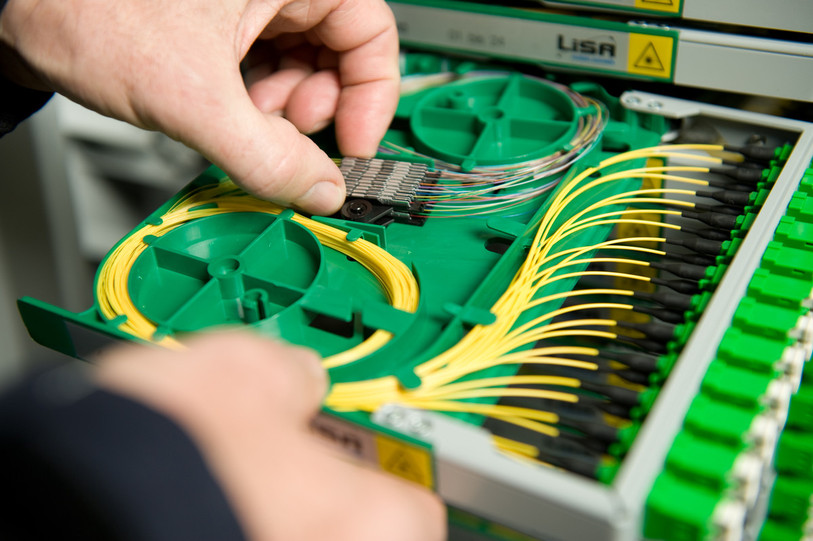 La fibre optique se développe dans le Jura. (Photo : Swisscom)