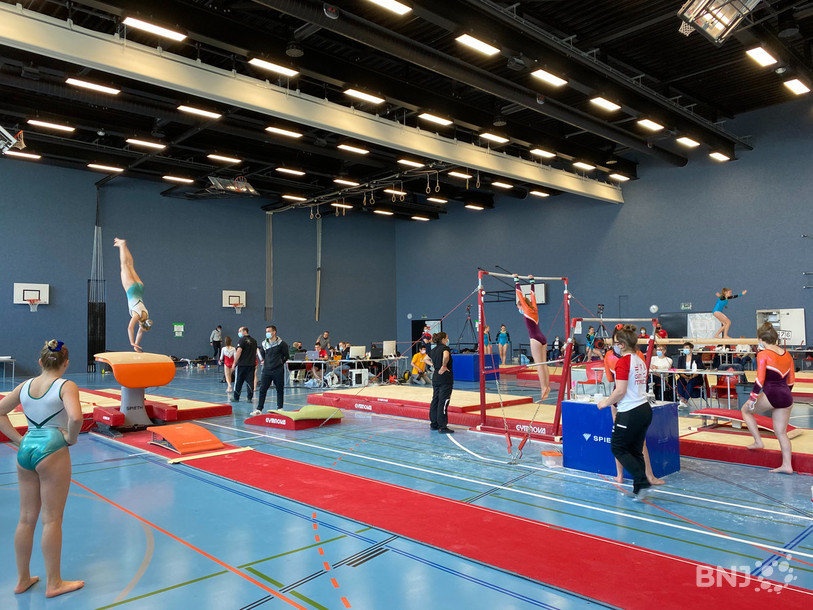 Les jeunes gymnastes ont pu renouer avec la compétition.
