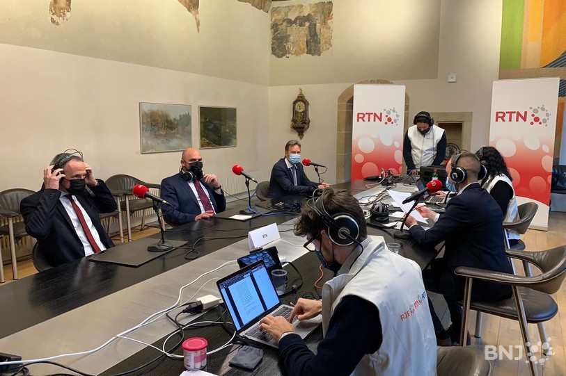 Les candidats sortant étaient invités à une table ronde dans notre journal de 18h. 