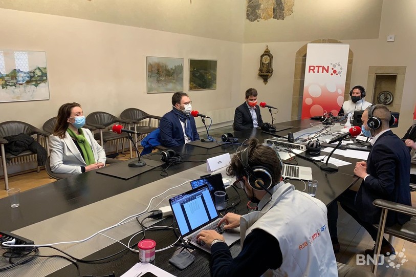 Les présidents du PSN, du PLRN et des Verts ont participé à notre table ronde.