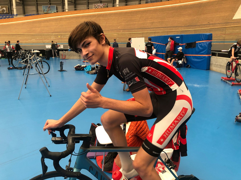 Victor Benareau peut se montrer satisfait (photo: Team Humard Vélo Passion).