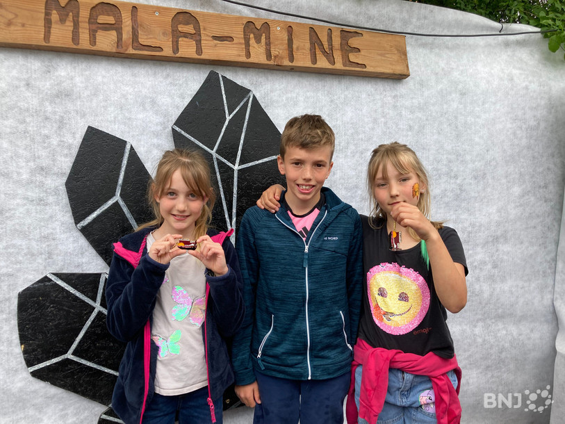 De gauche à droite: Noemy, Kylian et Callie.