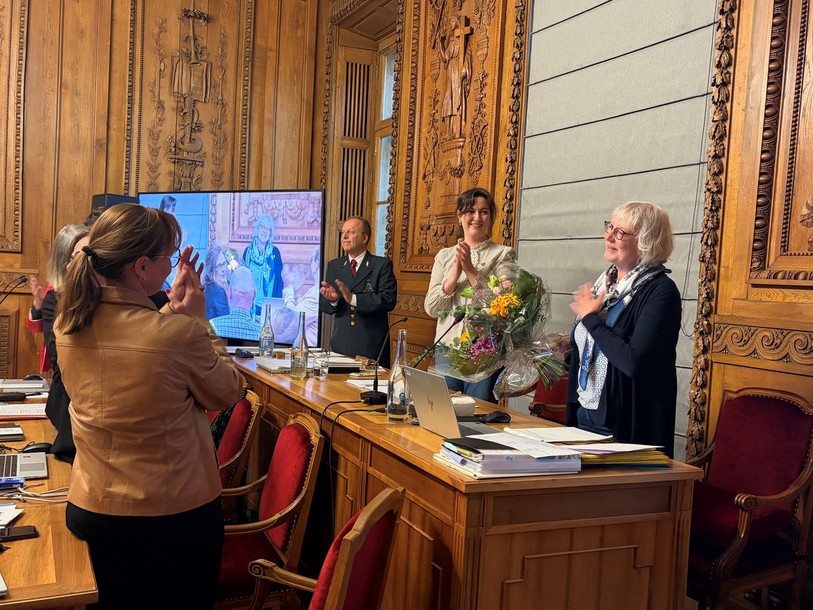 Le Conseil général a dit adieu à sa vice-chancelière Evelyne Zehr lundi soir.
