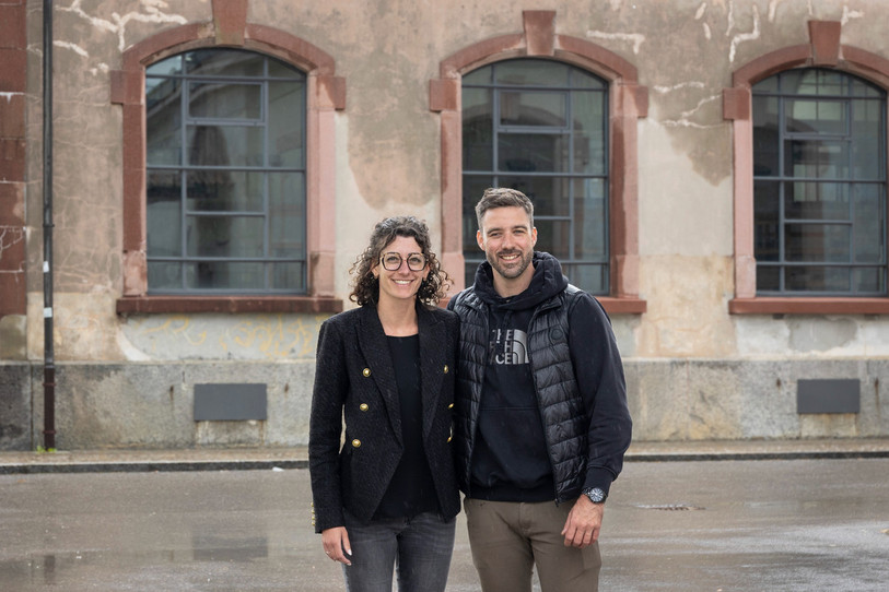 Mégane Falaschi et Anthony Gendrat seront les exploitants du nouveau restaurant des Anciens abattoirs, à La Chaux-de-Fonds. (Photo : Ville de La Chaux-de-Fonds, J. Babey.)