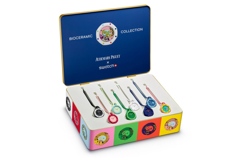 Les montres ont été livrées dans des coffres dans toutes les boutiques Swatch. (Photo : Swatch)