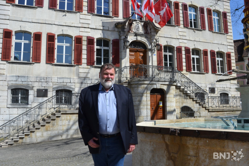 Jean-Paul Gschwind cède sa place de président de la FSFM à la relève... mais entend bien continuer à défendre le cheval franches-montagnes, à Berne notamment.