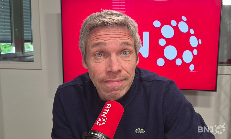 Eric Constantin, pour sa dernière de la saison dans « La Matinale ».