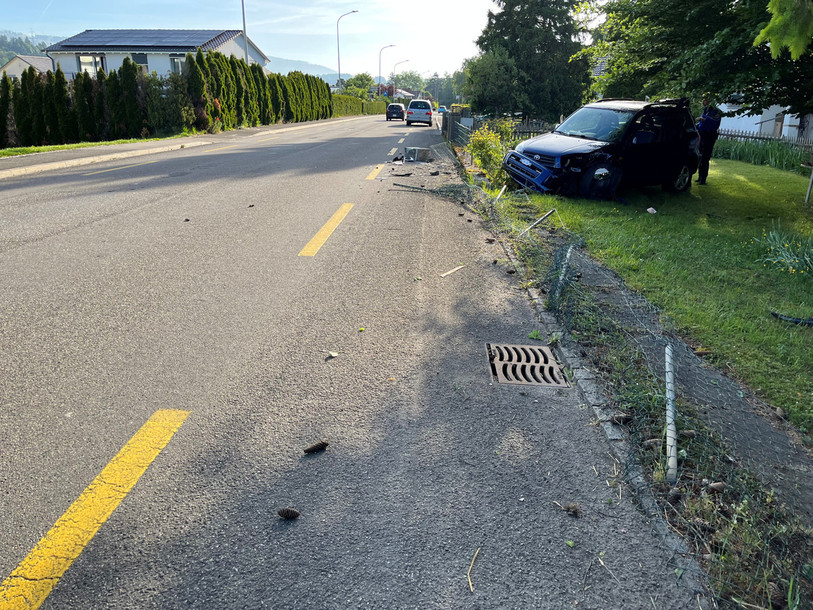 Un accident s’est produit jeudi matin après le passage à niveau de Bassecourt en venant de Glovelier.