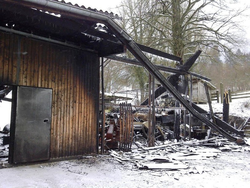 Incendie à Sonceboz