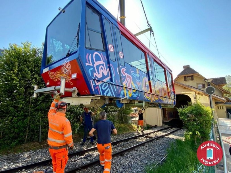 Le funiculaire de Chaumont reprendra ses courses normalement le 6 mai.