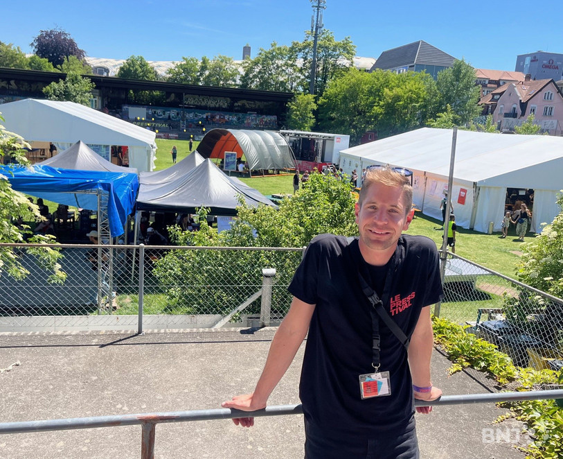 Adrien Krause, journaliste à la RTS et membre du comité d’organisation du Presstival.