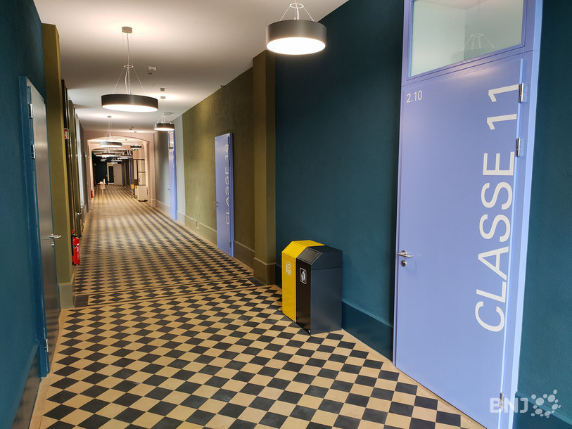 Le premier étage rénové de l'ancien hôpital de La Chaux-de-Fonds.